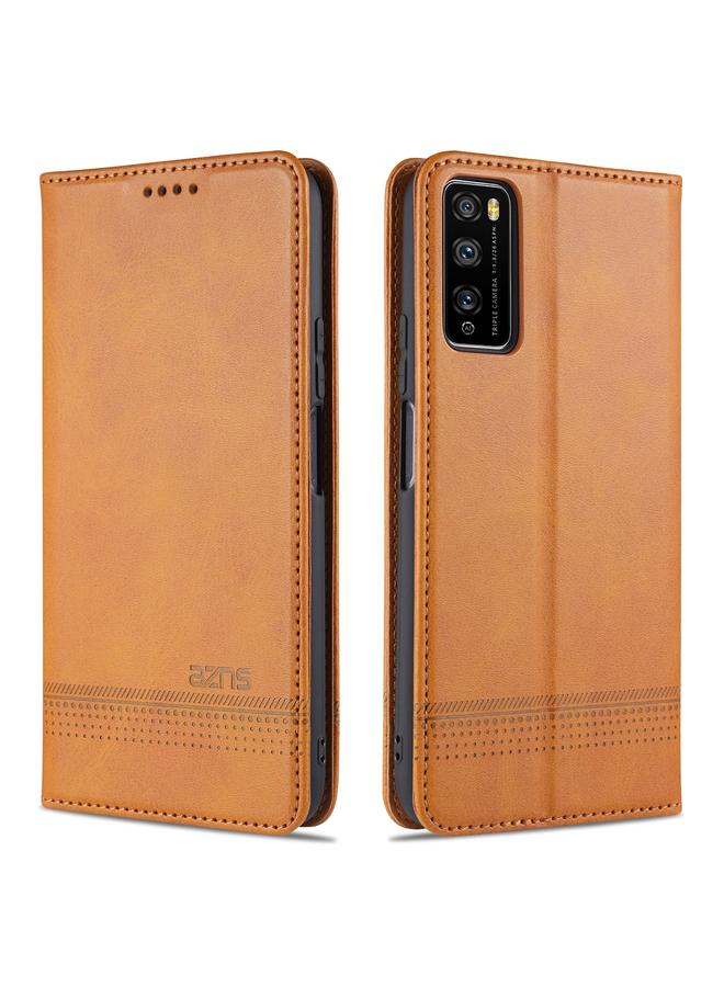 The Bros Case For Huawei Enjoy 20 Pro / Enjoy Z 5G Magnetic Calf Texture Horizontal Flip Leather Case with Card Slots & Holder & Wallet