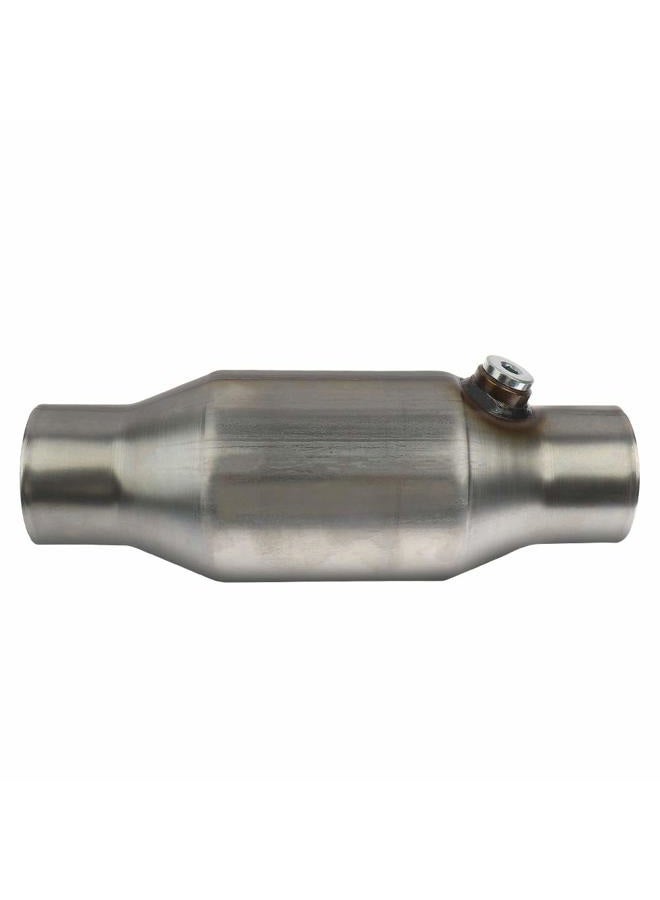 MAYASAF 2.5" Inlet/Outlet Universal Catalytic Converter, with O2 Port【EPA Compliant】 - Image 1