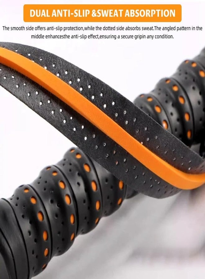 MOVEX Morex 5 Pcs Badminton Racket Grip Tape Set - Durable, Comfortable & Anti-Slip, Sweat-Absorbing Overgrips for Badminton, Tennis, Pickleball, Squash, and Other Racket Sports - Image 4