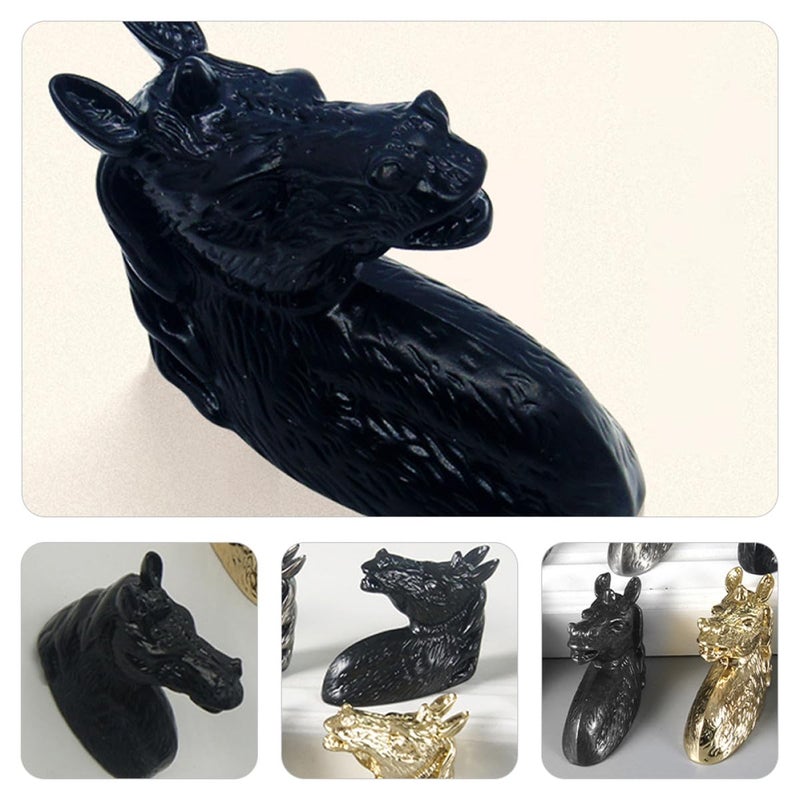 Black Animal Design Zinc Alloy Cabinet Knobs And Drawer Handles Single Hole Door Pulls - Image 4