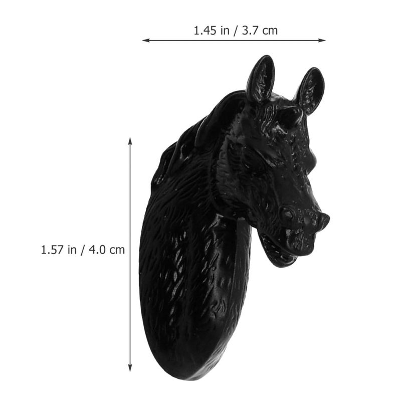 Black Animal Design Zinc Alloy Cabinet Knobs And Drawer Handles Single Hole Door Pulls - Image 3