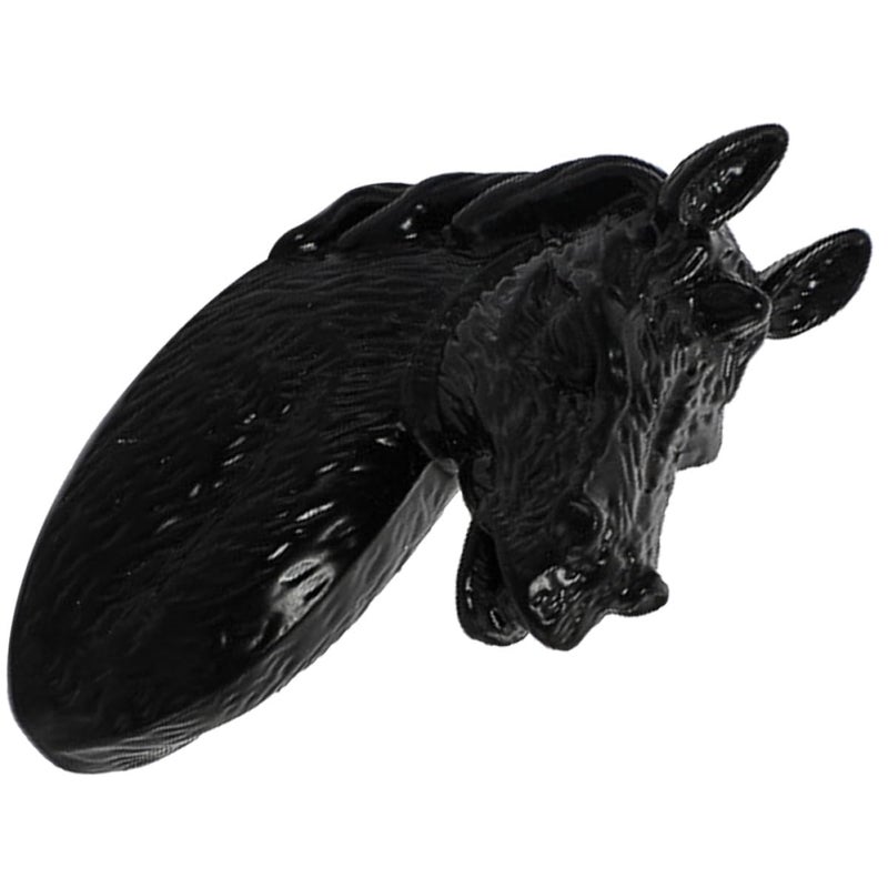 Black Animal Design Zinc Alloy Cabinet Knobs And Drawer Handles Single Hole Door Pulls - Image 2