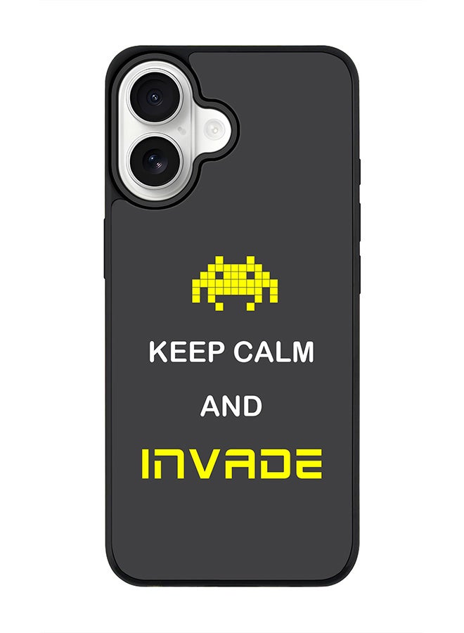 Stylizedd iPhone 17 Case, [Compatible with MagSafe] Slim Magnetic cover Phone Case iPhone 17 -Keep Calm And Invade - Image 1