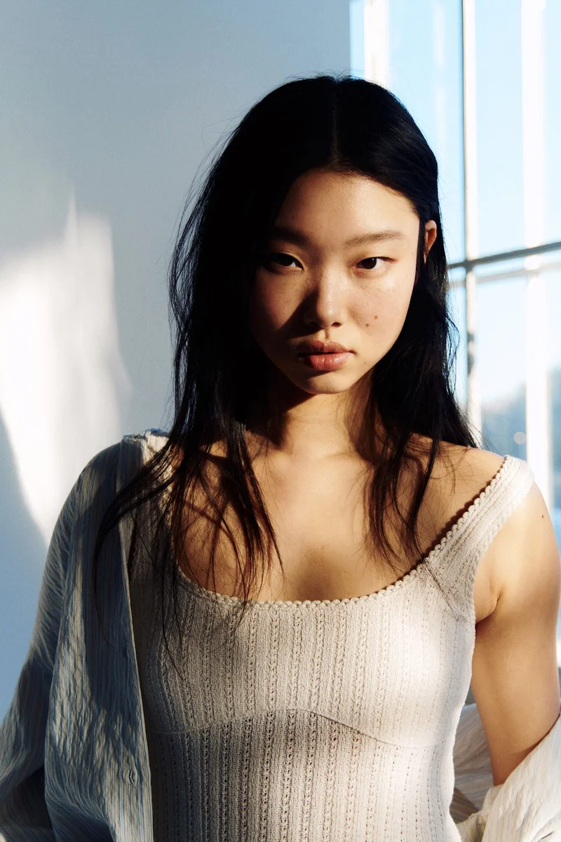 H&M Pointelle-knit top