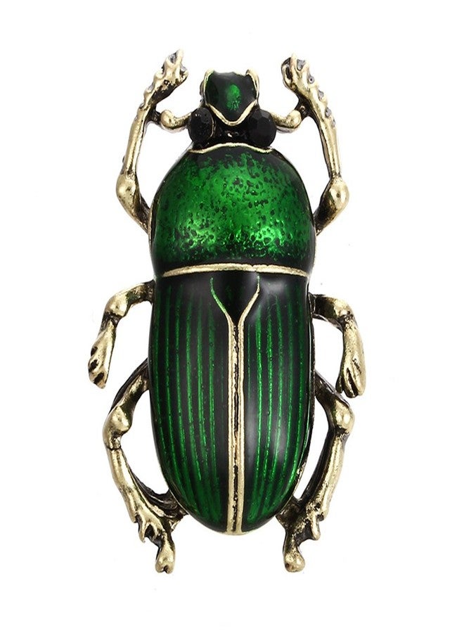 MINGHUA Retro Beetle Collar Brooches Insect Lapel Pin for Men Women Clothing Decorations - Image 1