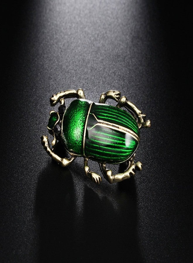 MINGHUA Retro Beetle Collar Brooches Insect Lapel Pin for Men Women Clothing Decorations - Image 2