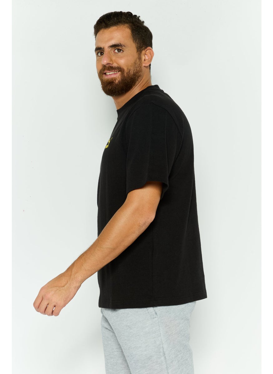 PUMA Men Sportswear Fit Short Sleeve Training T-Shirt, Black  - Image 4