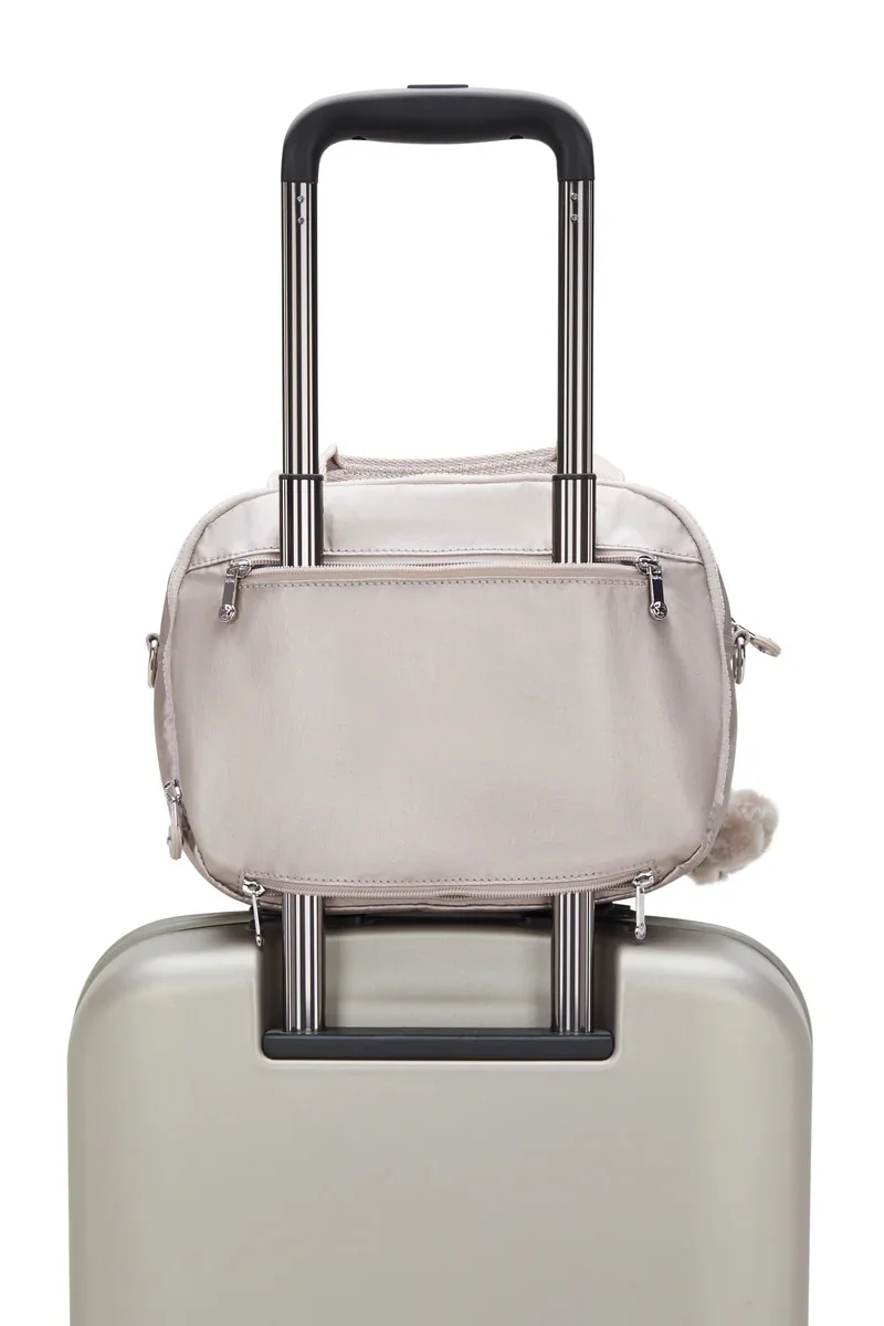 kipling Palmbeach Large Female Toiletry Bag (With Trolley Sleeve) - Metallic Glow