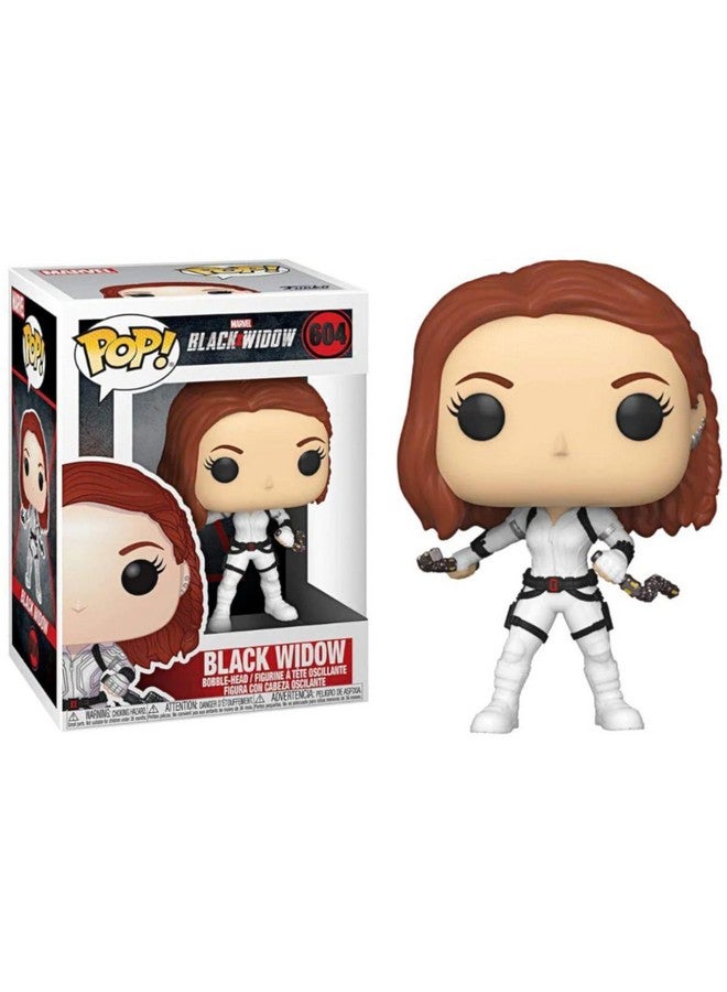 Funko Pop! Marvel: Black Widow - Black Widow in White Suit Vinyl Bobblehead - Image 2