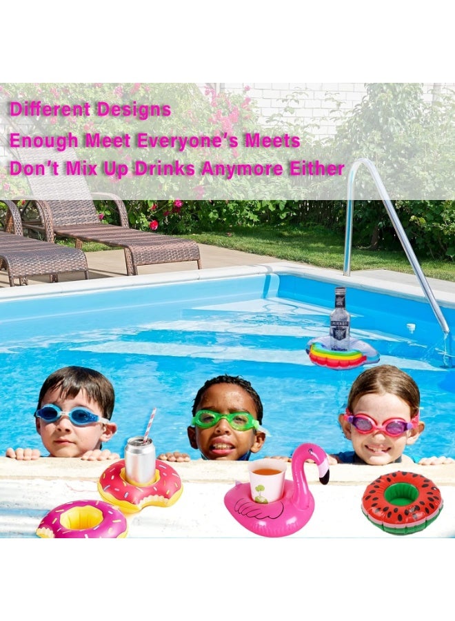 Inflatable Swimming Float Cup Holder Set, Small Floating Water Cup Holders for Summer Pool for Kids and Swimming Lovers - Image 5