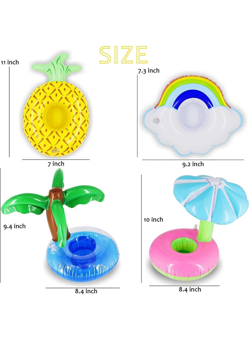 Inflatable Swimming Float Cup Holder Set, Small Floating Water Cup Holders for Summer Pool for Kids and Swimming Lovers - Image 3