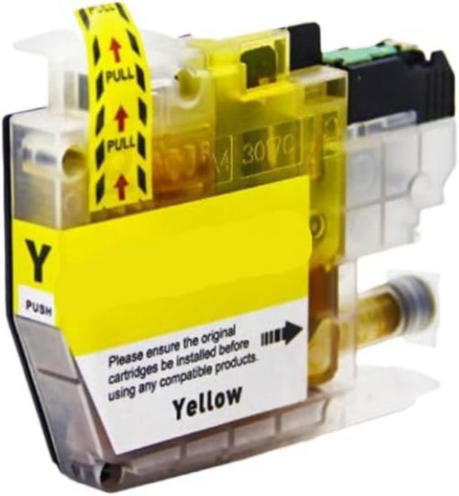 خرطوشة حبر متوافقة LC401XL لطابعات MFC-J1010DW، MFC-J1012DW، MFC-J1170DW (1 قطعة، لون أصفر)