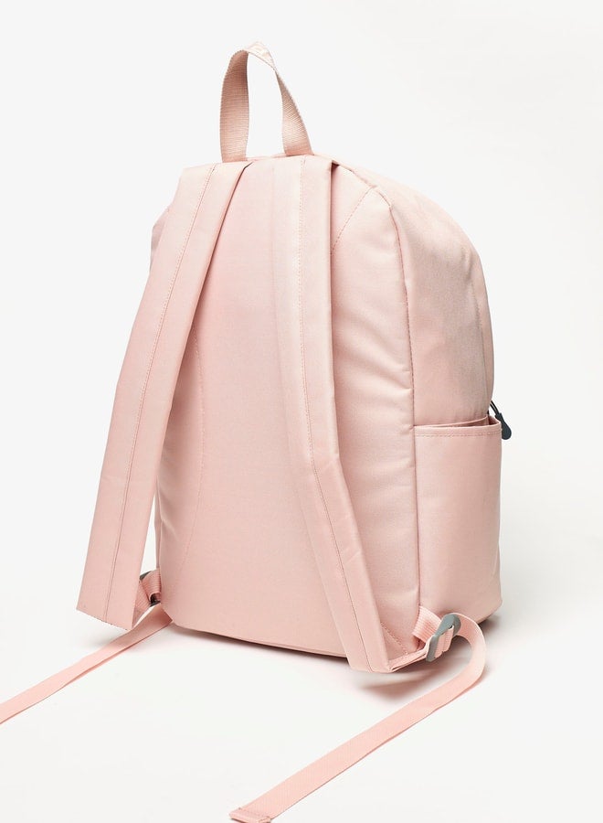 Kappa Logo Detail Backpack with Adjustable Shoulder Straps - Image 3