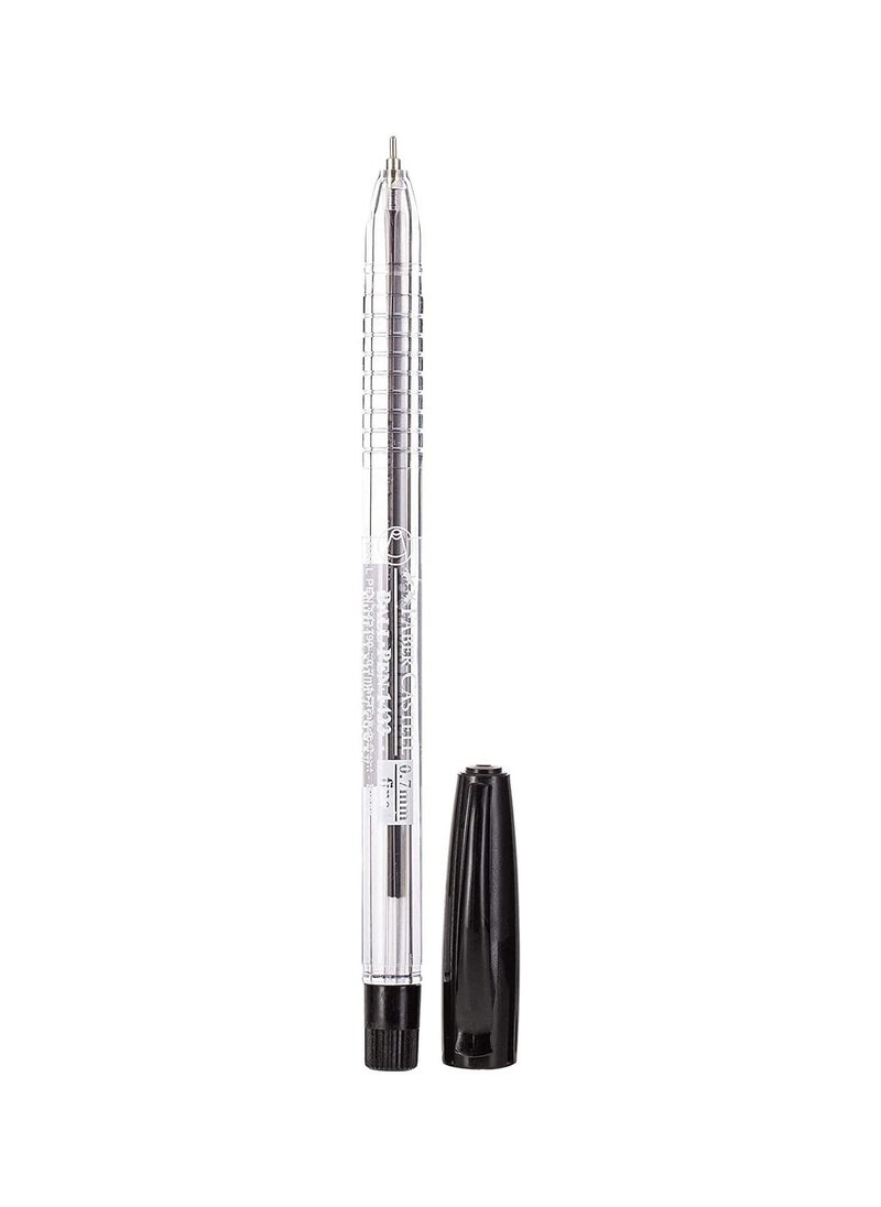 FABER-CASTELL - 50-Piece Ballpoint Pen Black Ink - Image 1