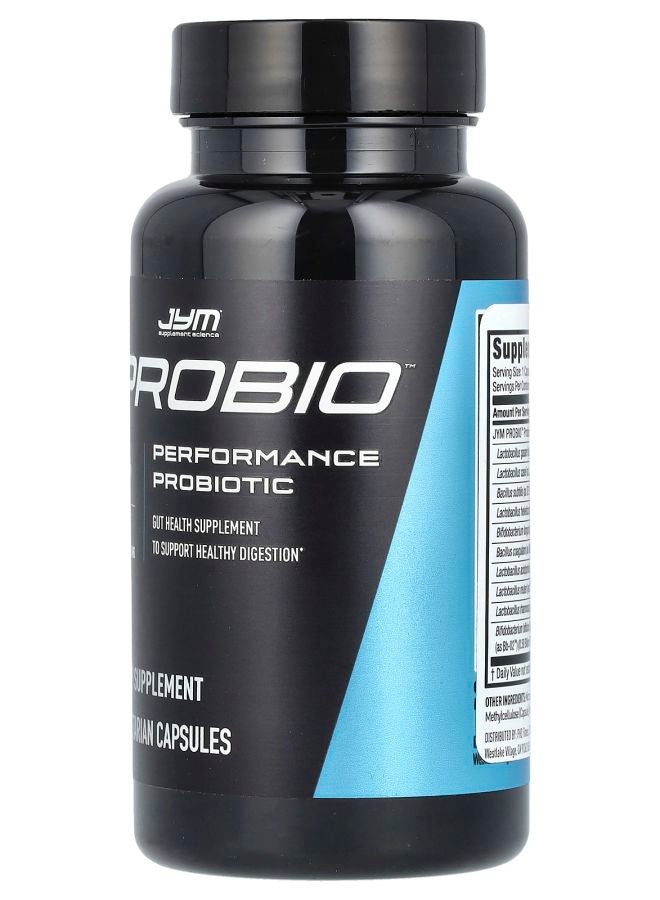 JYM Supplement Science Probio Performance Probiotic  30 Billion CFU 30 Vegetarian Capsules - Image 2