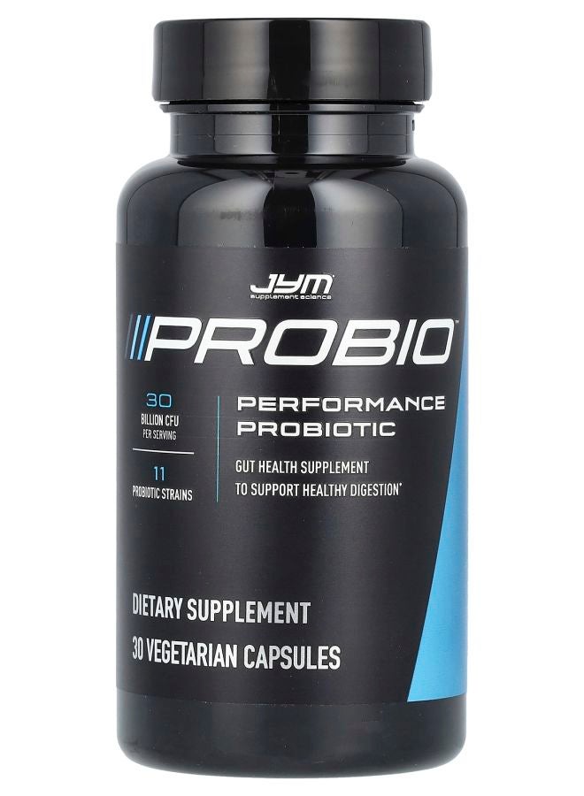 JYM Supplement Science Probio Performance Probiotic  30 Billion CFU 30 Vegetarian Capsules - Image 1