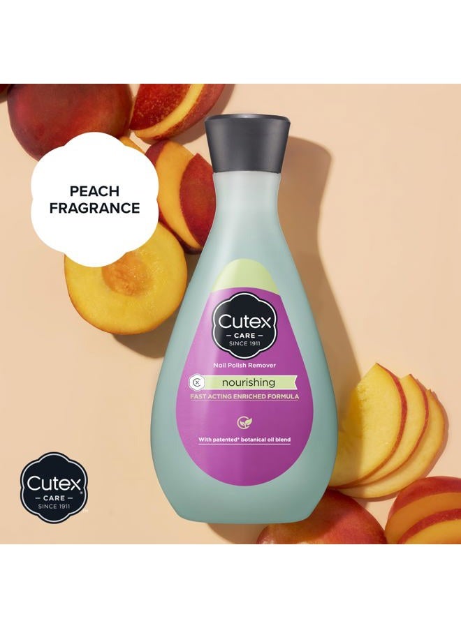 Cutex Nourishing Nail Polish Remover, Leaves Fingernails & Toenails Looking Healthy, Contains Vitamins E, 10.1 fl oz - Image 5