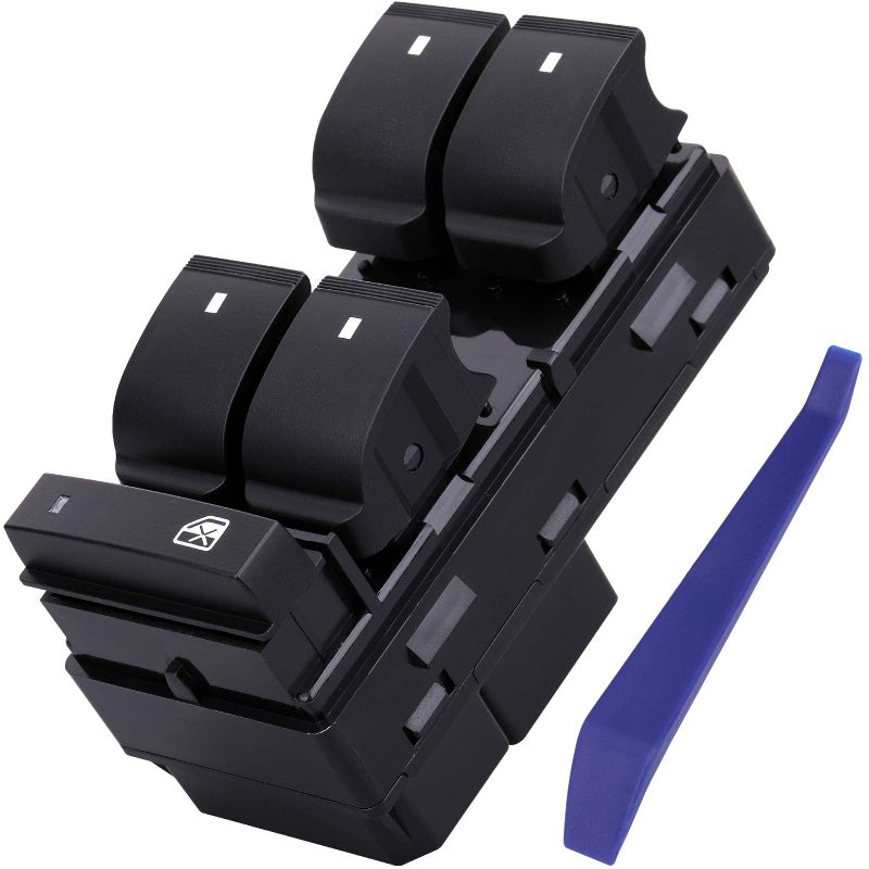 Driver Side Power Master Window Switch Compatible with Chevy SilveradoChevrolet TraverseHHR 20072013 GMC Sierra 1500 2500HD 3500HD YukonBuick Enclave Replace OE 25789692 20945129