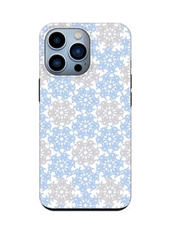 Tough Pro Series Case for Apple iPhone 14 Pro Dual Layer hybrid PC & TPU Customized Mobile Cover Shield with inner TPU protection Matte Finish - Frozen Snowflakes