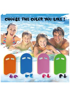 The BZ Company Bz Company Swimming Board Float Board Foam Board - Swim Kickboard Tool For Kids & Adults - Pool Beach Swimming Accessories Eva Foam Kick Board With Waterproof , Reusable, Silicone Ear Plugs  - Image 5