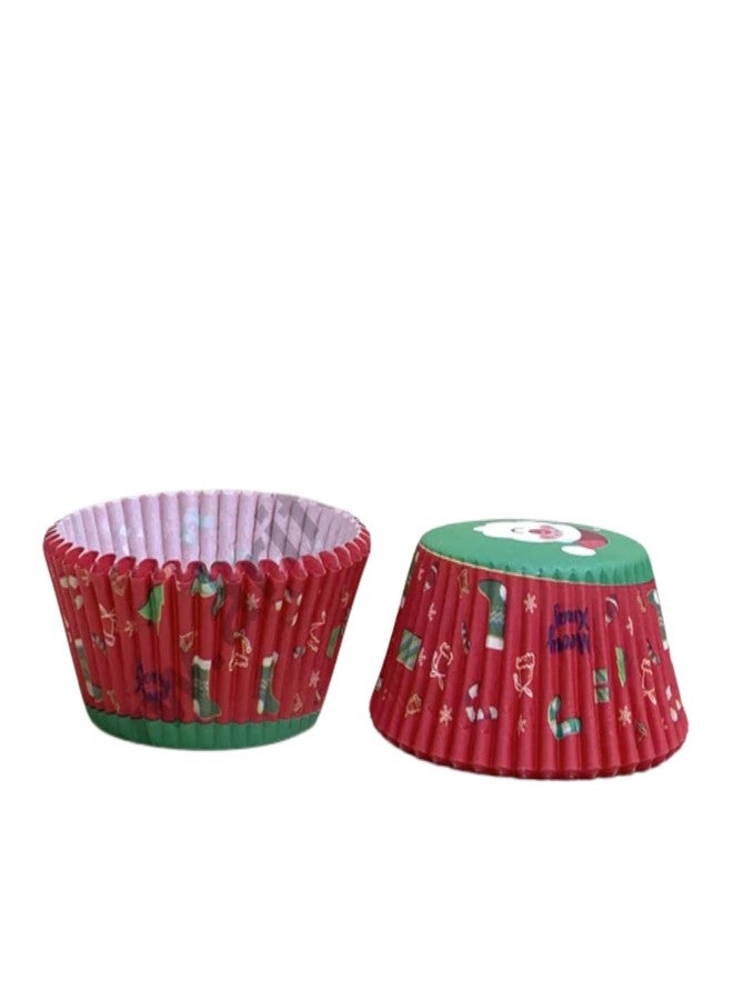 CAKE DECOR Santa Claus Red Christmas Cupcake Liners - 11 cm (Pack of 1000) - Image 3