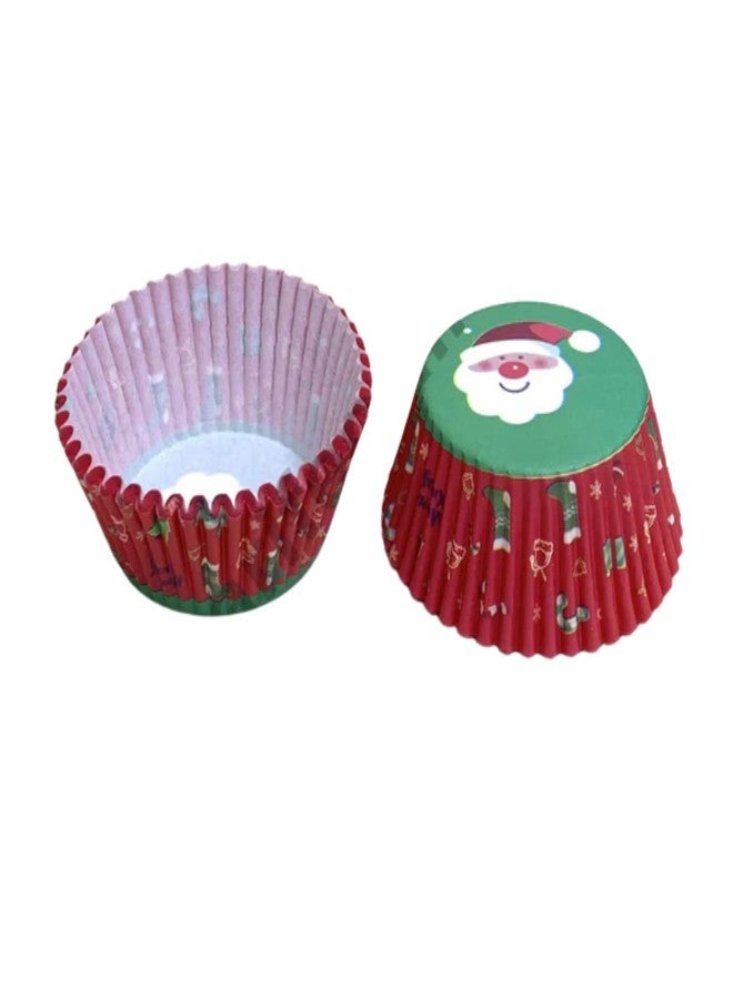 CAKE DECOR Santa Claus Red Christmas Cupcake Liners - 11 cm (Pack of 1000) - Image 2