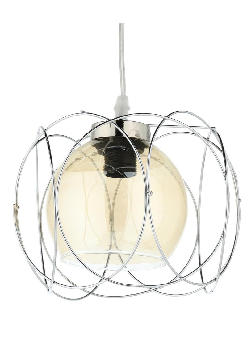 Aluminum Gold Ball Roof Pendant Light, Modern 1 Lamp 