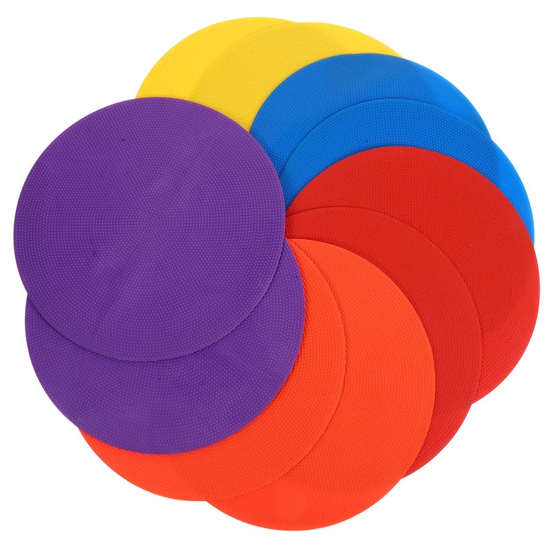 10pcs 23cm Non Slip Rubber Training Discs Agility Markers For Soccer Football Basketball Drills - Image 2