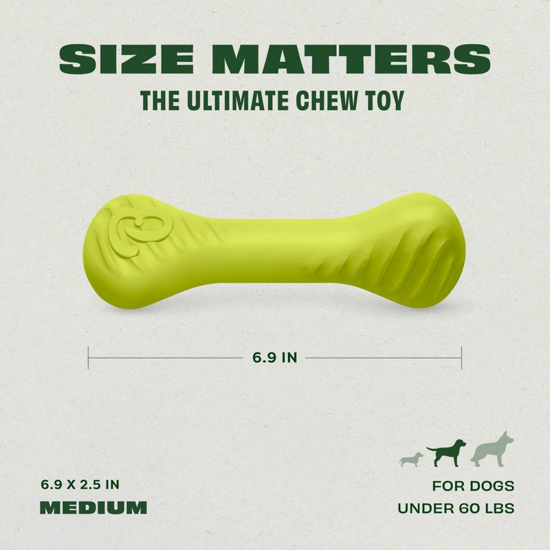 Benebone Natural Rubber Dog Bone Chew Toy, Natural Rubber - Image 5