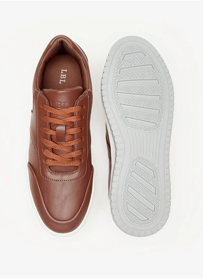 ال بي ال من شو اكسبرس Men Solid Low Ankle Sneakers with Lace-Up Closure