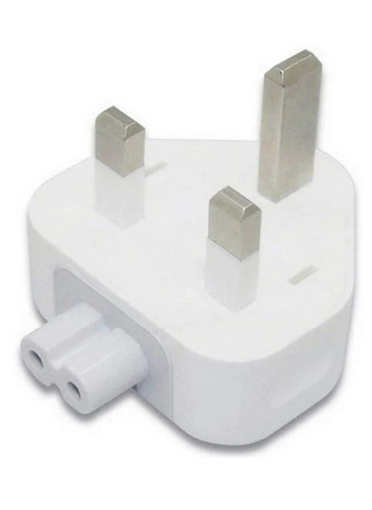 Generic - AC Adapter UK Wall Plug Duckhead for Apple Macbook iPad iPhone Power Charger - Image 1