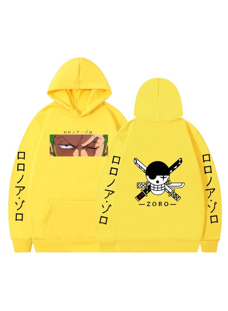KUYING New One Piece Printed Loose Casual Hooded Sweatshirt  - Image 1