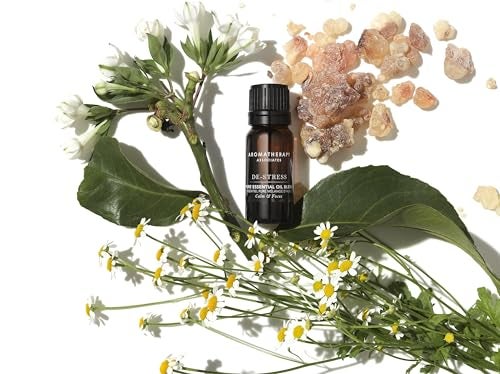 Aromatherapy Associates De-Stress Pure Essential Oil Blend. Premium Undiluted Blend to Clear The Mind. Hand-Crafted with Frankincense, Chamomile and Petitgrain (0.33 fl oz) - Image 3