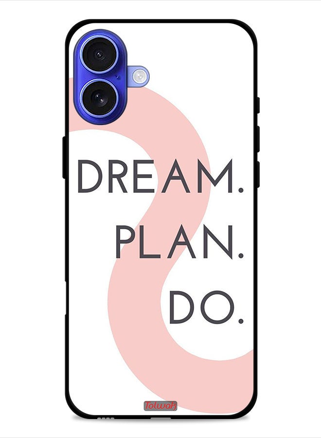 Tolwak Apple iPhone 16 Protective Case Cover Dream Plan Do - Image 1