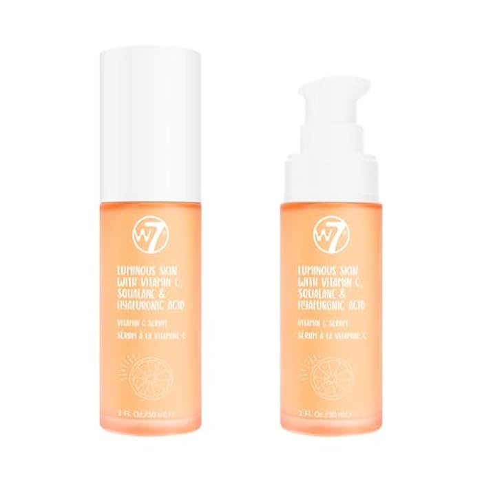 W7 Luminous Skin Vitamin C Serum - Soft Hydrating Cream With Hyaluronic Acid - Image 2