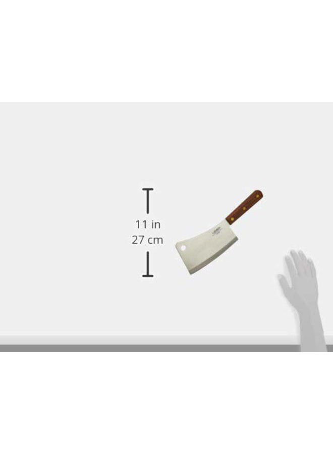 Lamson 7.25" Heavy Duty Meat Cleaver with Walnut Handle - Image 3