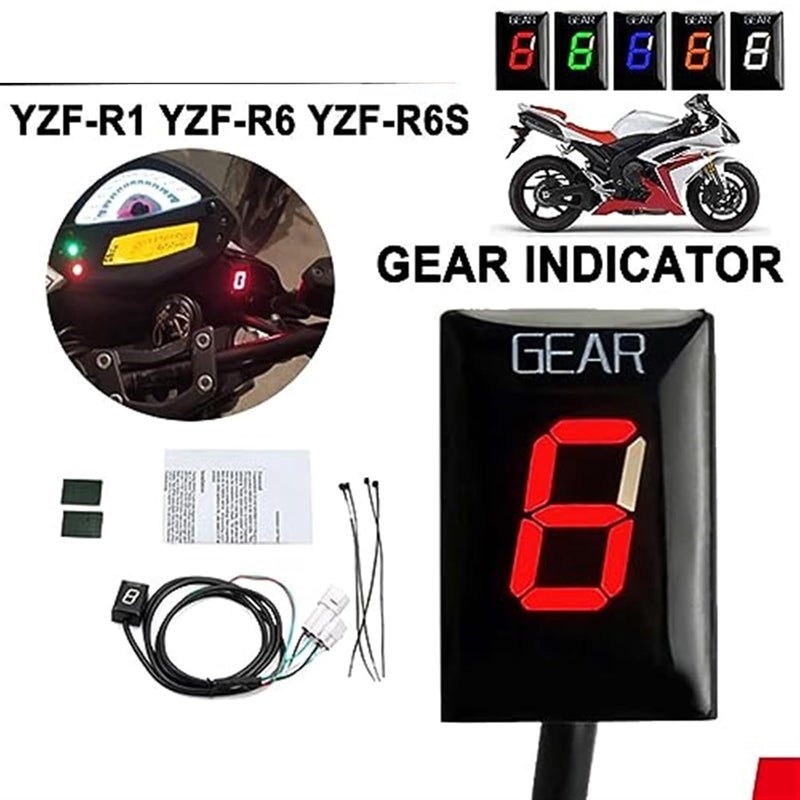 Wivplex Motorcycle 1-6 Speed Gear Indicator - Image 2