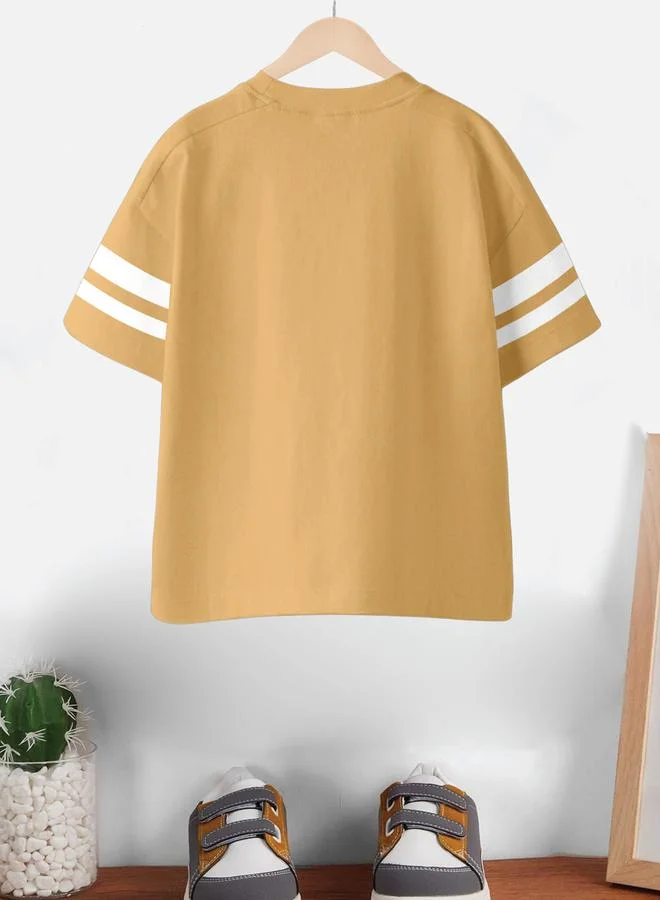 كوديز تيشيرت أطفال بيج واسع بطبعة هوكي