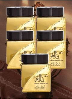 الماس للعطور 5 قطع بخور عاشق العود إصدار خاص 30 جرام  - Image 1