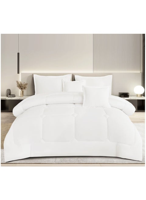 Quilt set for a King-Size bed Consisting of 6 Distinct Pieces Size 240 x 220 cm.