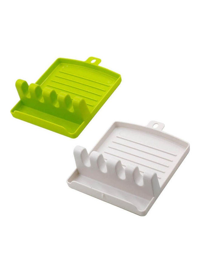 NIBEMINENT Utensil Rest with Drip Pad Multicolour - Image 2