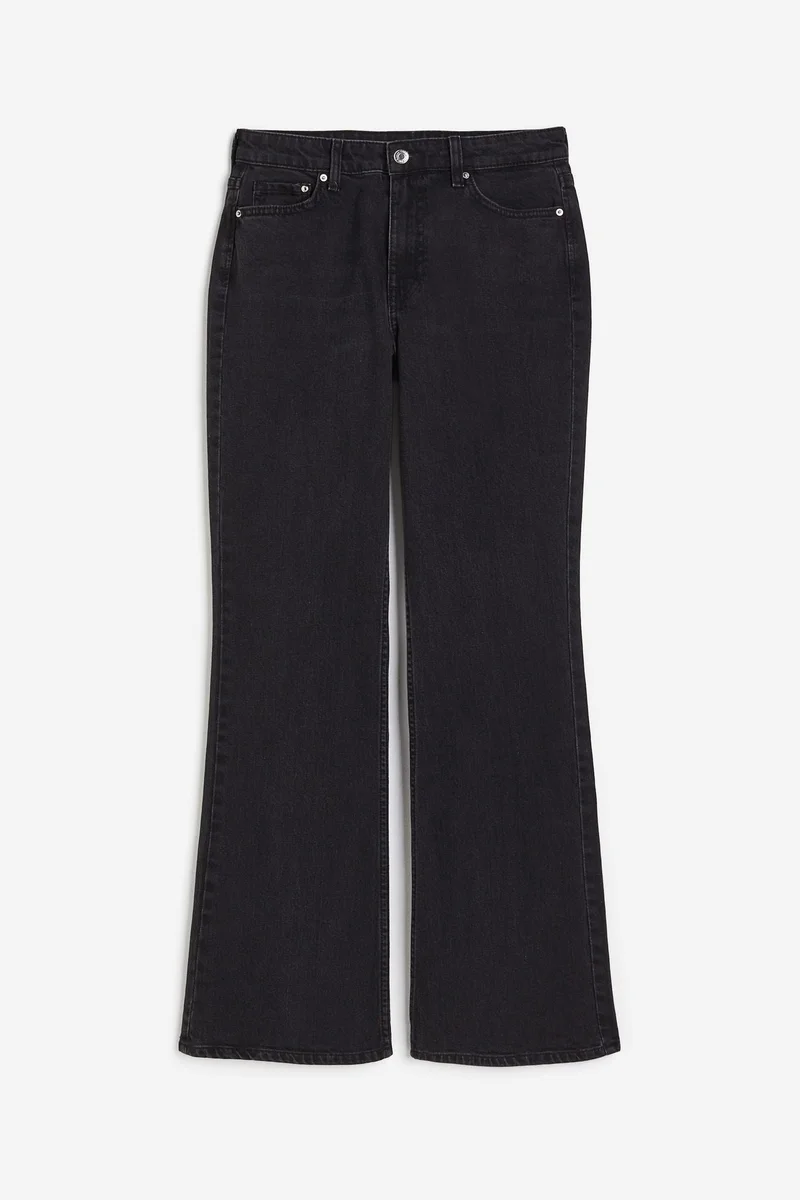 H&M Curvy Fit Bootcut High Jeans