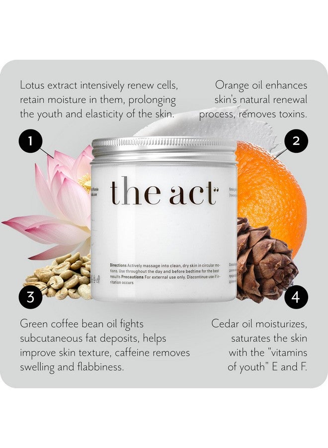 The Act Firming Body Cream - Hydrating Cream with Green Coffee & Lotus - Smooths and Nourishes Skin for a Spa-Like Experience for Men and Women, 8.5 fl oz - Image 5