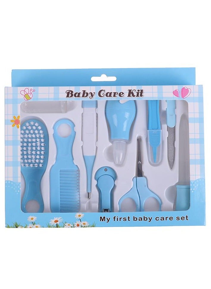 Baby Nail Kit 12-In-1 Baby Grooming Kit,Anti-Shear Flesh Design Baby Nail Clippers, Scissor, Tweezer, Liquid Dropper, Nasal Aspirator, Baby Manicure Kit And Pedicure Kit For Newborn, Infant & Toddler  - Image 2