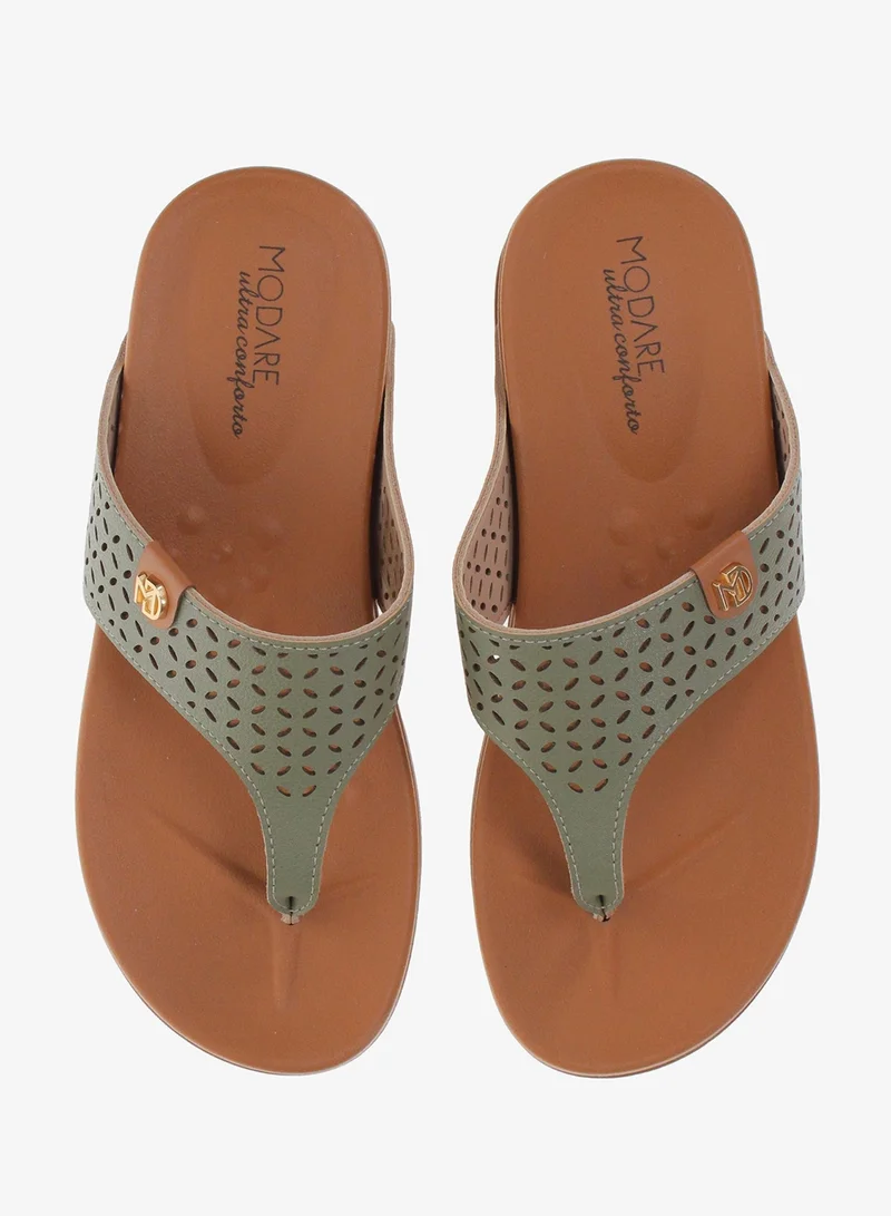 Modare Camel Modare Women’s Flat Summer Footwear – Lightweight Slip-On Comfort with Stylish Casual Design for Women | Best Price UAE