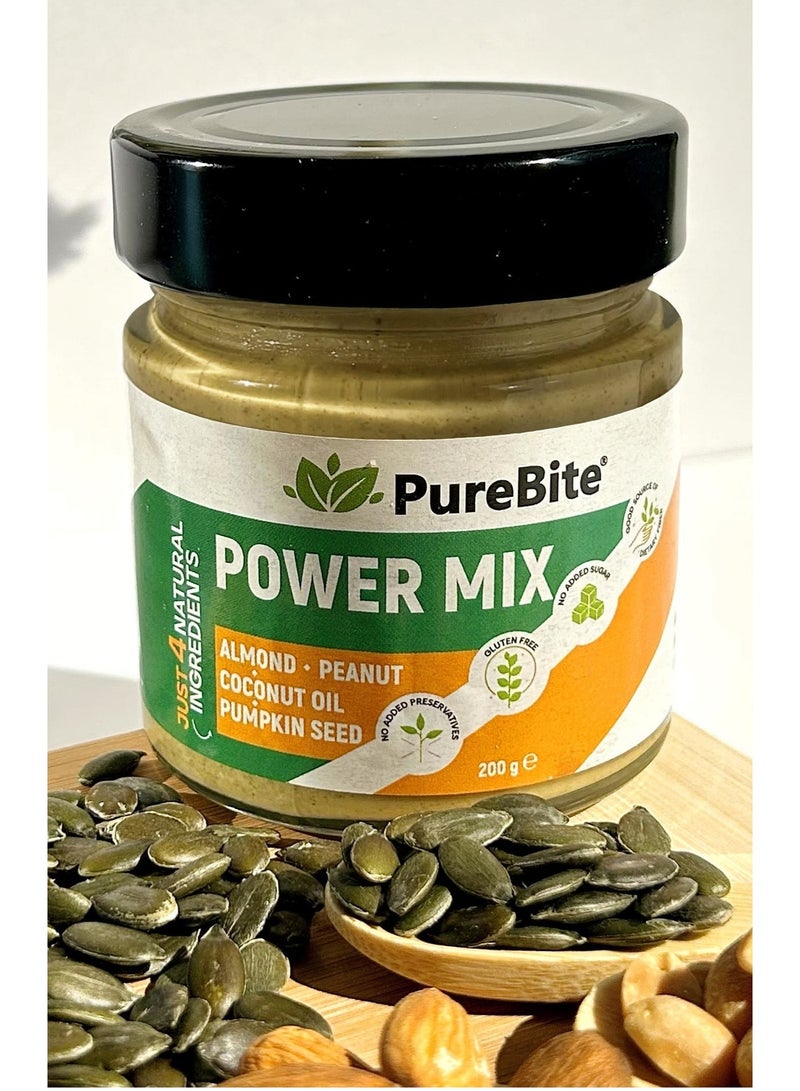 قضمة نقية باقة زبدة اللوز وجوز الهند والفول السوداني %100 طبيعية، خالية من الغلوتين، خالية من السكر، بدون مواد حافظة – 200 غرام و جرانولا الفراولة %100 طبيعية، خالية من الغلوتين، بدون سكر مضاف – 300 غرام - Image 2