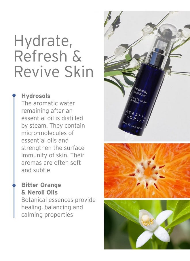 Kerstin Florian - Kerstin Florian Neroli Water Face Mist, Orange Blossom Aromatherapy Spray, Hydrate & Refresh Skin with Probiotics & Peptides, All Natural, Vegan, Cruelty Free, Paraben Free (1.0 fl oz) - Image 1