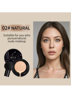 OSYA AIR CUSHION CC CREAM MOISTURIZE CONCEALER Foundation Makeup Base Primer CC Cream (02# NATURAL)  - Image 2