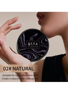 OSYA AIR CUSHION CC CREAM MOISTURIZE CONCEALER Foundation Makeup Base Primer CC Cream (02# NATURAL)  - Image 4
