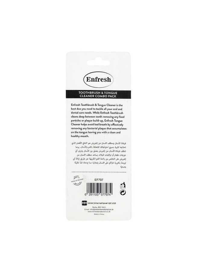 Enfresh Tongue cleaner w/Toothbrush - Image 3